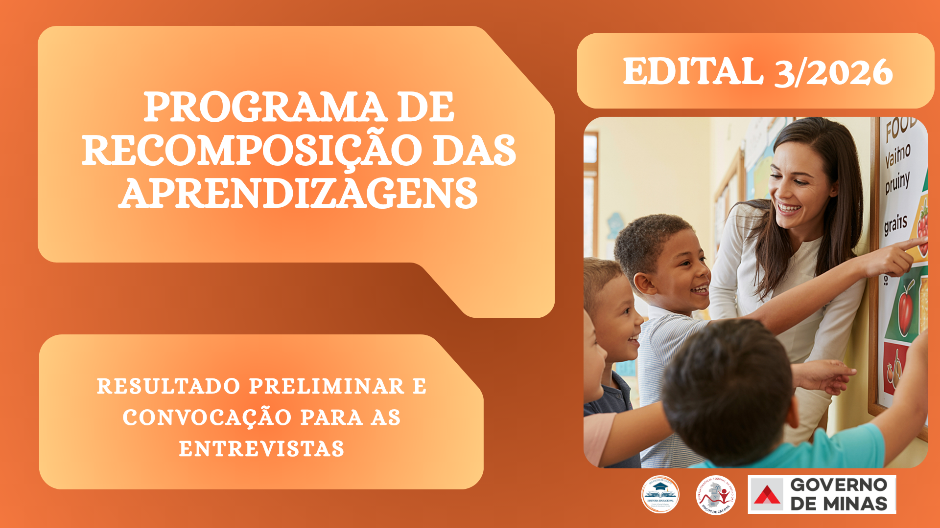 RESULTADO PRELIMINAR E CONVOCAÇÃO PARA AS ENTREVISTAS – EDITAL 03/2026