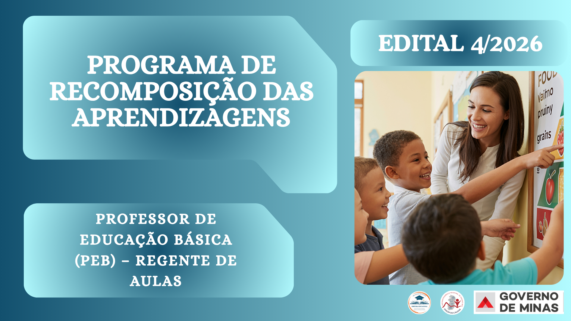 Edital 04/2026 – Programa de Recomposição das Aprendizagens (PRA)